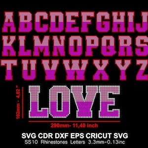 Rhinestone Letters College Alphabet Varsity Font Three Colors Rhinestone Font Varsity Rhinestone Font for Cricut Svg SS10 Svg Eps Dxf Cdr Ai