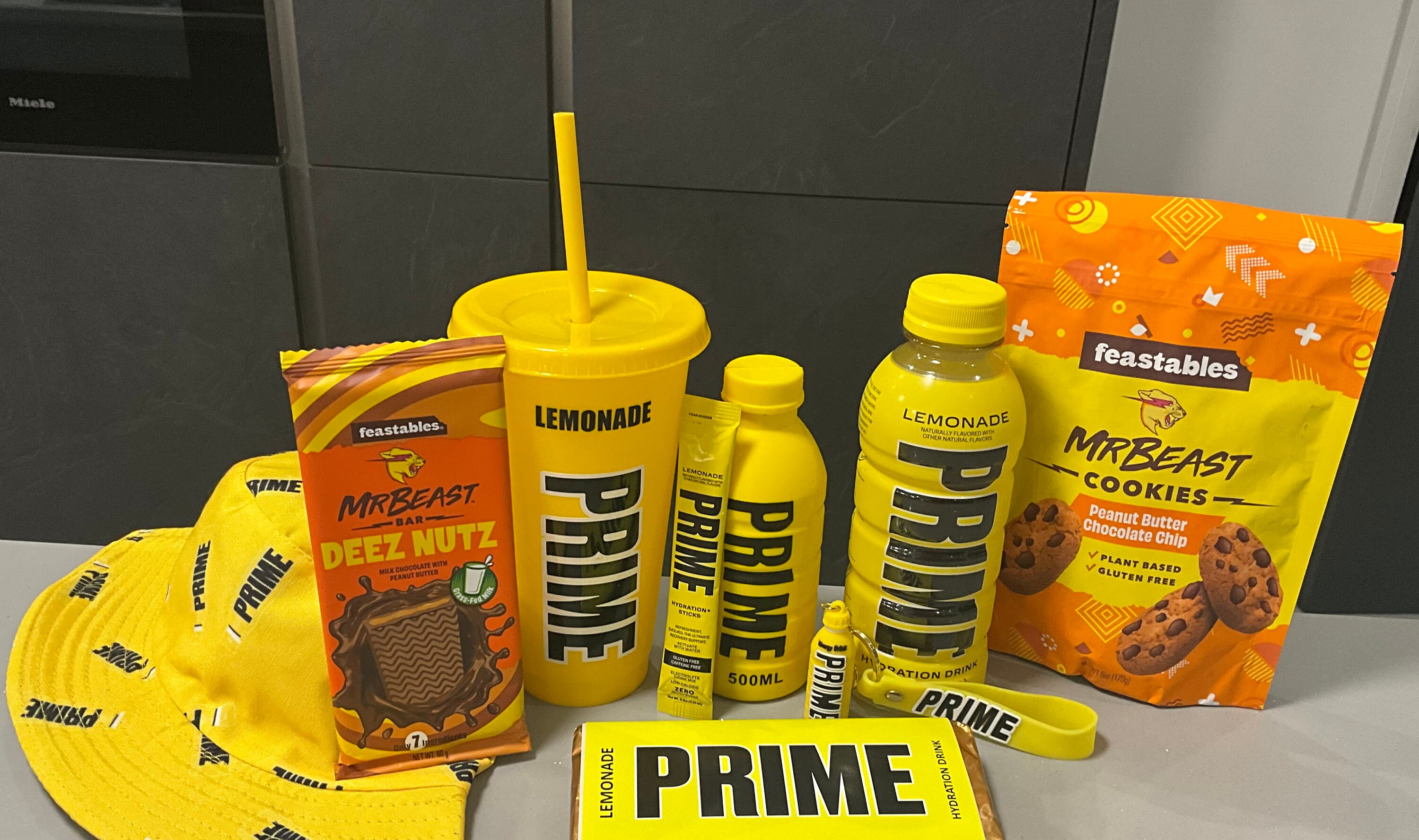 Prime Hydration Lemonade Full Hamper Rare KSI & Logan Paul USA Etsy UK