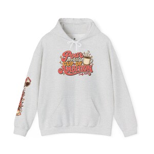 Cup of Ambition Hoodie | Dolly Parton Inspired Hoodie | 9 to 5 Sweatshirt | Coffee Lover Hoodie | Retro Country Music Gift image 4