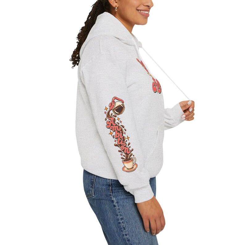 Cup of Ambition Hoodie | Dolly Parton Inspired Hoodie | 9 to 5 Sweatshirt | Coffee Lover Hoodie | Retro Country Music Gift image 18