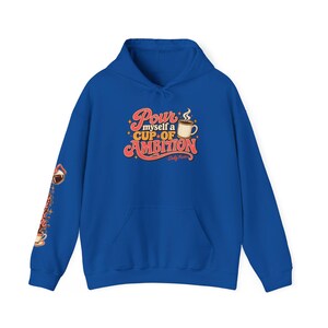 Cup of Ambition Hoodie | Dolly Parton Inspired Hoodie | 9 to 5 Sweatshirt | Coffee Lover Hoodie | Retro Country Music Gift image 14