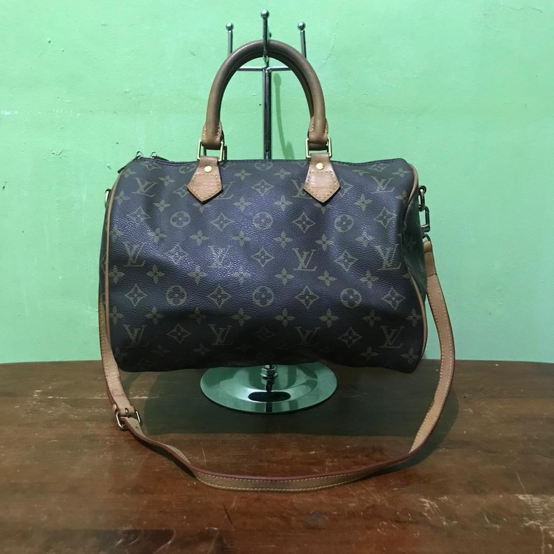 Louis Vuitton Classic Monogram Speedy 30 Bag – Recess