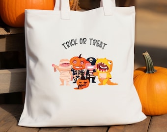 Halloween Tote Bag, Gift for Halloween, Spooky Season Tote Bag, trick or treat