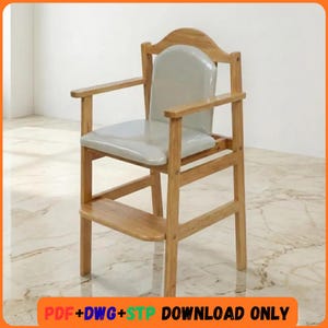Baby Dining Chair Blueprint: DIY Furniture Plans (Digital Download)