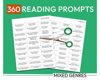 Printable TBR Jar Reading Prompts PDF Themed Sheets 2026 Challenge A4 Letter