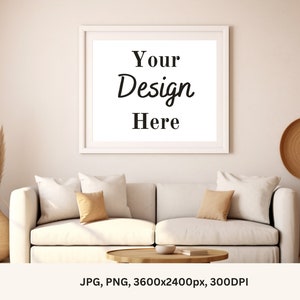 Wall Art Mockup Bundle | Frame Mockup | Wall Frame Mockup | Poster Mockup | Interior Mockup | Styled Mockup | Print Mockup |Art Print Mockup