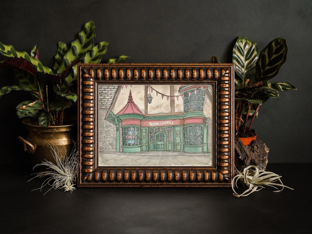 Hogwarts Legacy Inspired Art Honeydukes Shopfront Art Print - Etsy