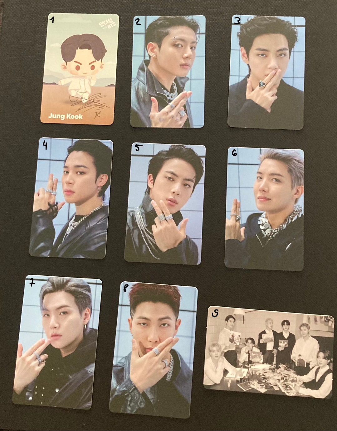 Cartes Photo Officielles BTS PROOF Etsy