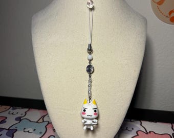 Vintage 2001s DOKO DEMO ISSYO Toro Inoue (sony Cat) Keychain Plush