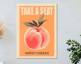 Funny Bathroom Poster: Guest Check - Please Don't Do Coke Wall Art