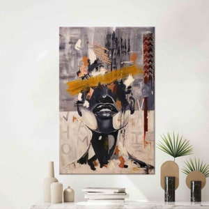 Arte astratta donna, Arte volto donna, Opere d'arte moderna, Arte donna, Tela 3D, Vetro temperato, Carta da parati donna, Tavolo regalo, Arte parete soggiorno,