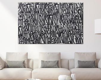 Retna Wall Art, Black Printing Art, American Street Art, Graffiti Art Canvas, 3D Glass Art, Graffiti Wallpaper, Framed Wall Art, Wall Decor,