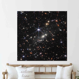 Space Wall Art, NASA Wall Decor, James Webb Art, Stars Wall Decor, Sky Wall Art, Canvas Art, 3D Glass Art, Landscape Wallpaper, Wall Decor,