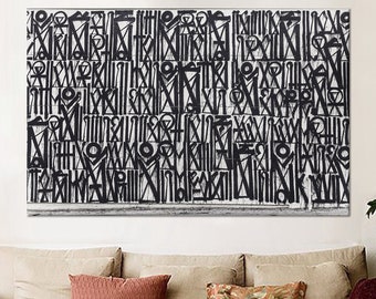 Retna Wall Art, Black Printing Art, American Street Art, Graffiti Art Canvas, 3D Glass Art, Graffiti Wallpaper, Framed Wall Art, Wall Decor,