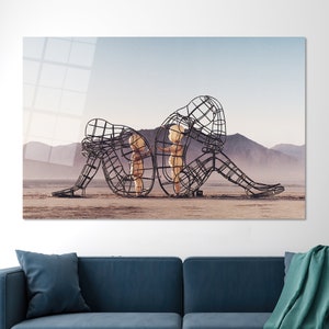 Inner Child Canvas Art: Alexander Milov Sculpture Print Tempered Glass