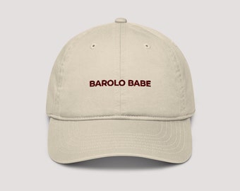 Raravina &#39;Barolo Babe&#39; Baseball Hat, Wine Slogan, Trendy Hat, Wine Lover Gift, Wine Apparel