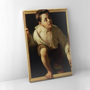 Printed Canvas, Pere Borrell del Caso, Escaping Criticism, Huyendo de la Crítica, Art Lover Gift, New Home Gift, Living Room Art