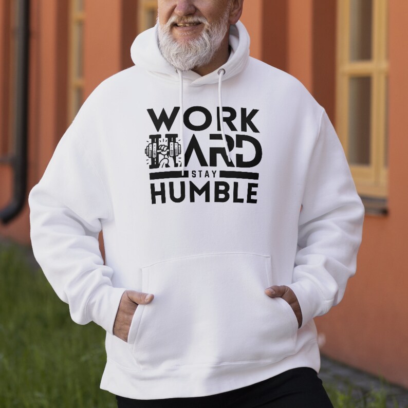 Work Hard Stay Humble SVG File, Motivational Quote SVG, Positive Quote ...