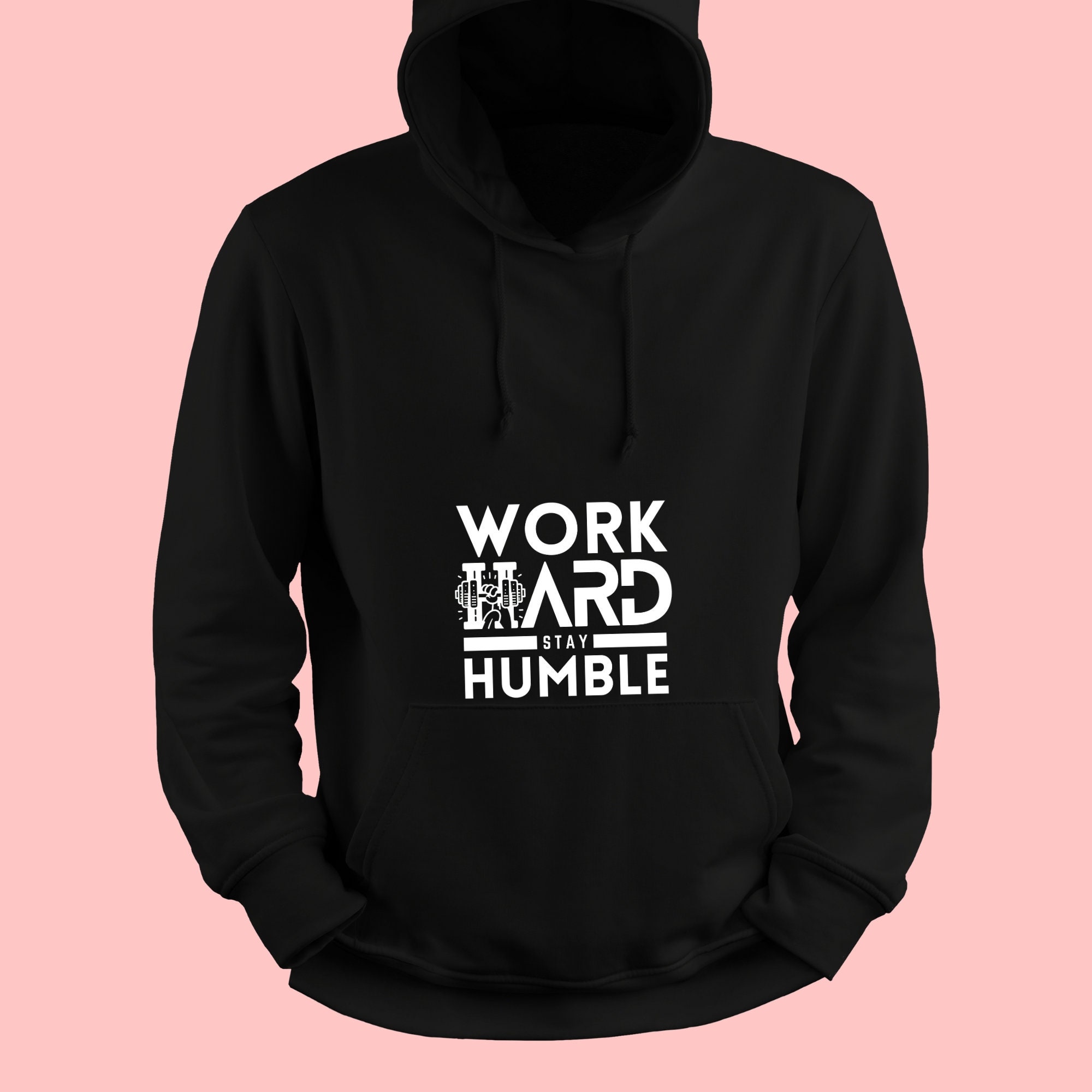 Work Hard Stay Humble SVG File, Motivational Quote SVG, Positive Quote ...
