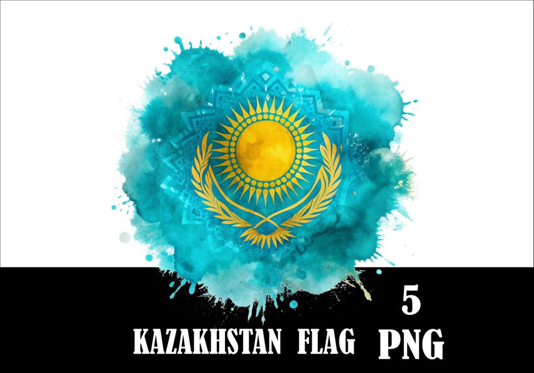 Kazakhstan Flag Png Kazakh Flag Png Qazaqstan Flag Png Qazaq Flag ...