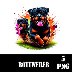 Rottweilers dog png download sublimation template digital file t-shirt design  cute  rottweiler funny cute dogs