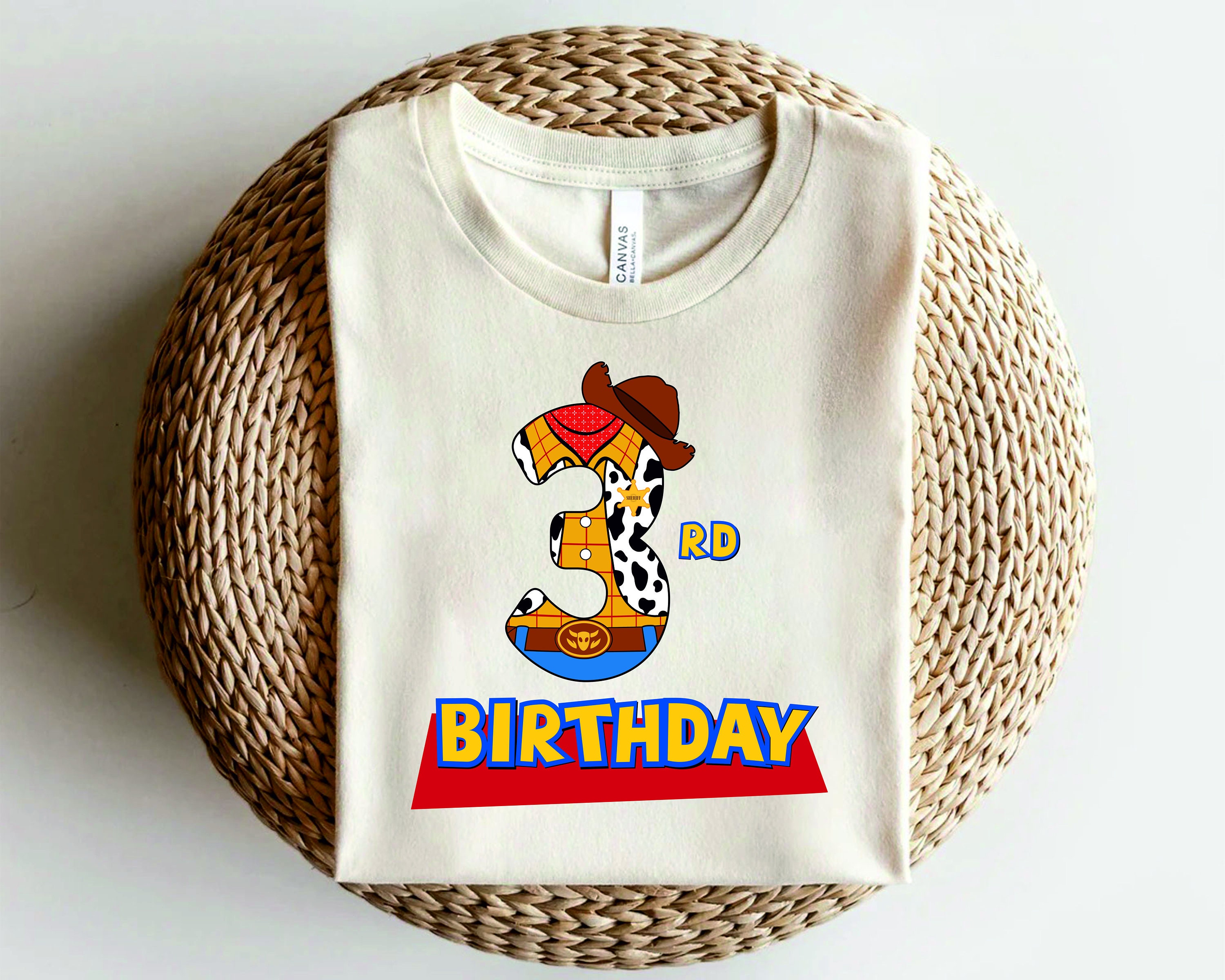3 Rd Birthday Three Number Sublimation Template Digital File - Etsy