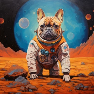 French Bulldog art print