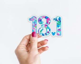 Paisley Half Marathon Sticker with Clear Background | Sticker for Runners