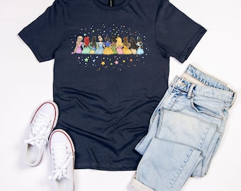 Enchanted Fairytale Princess Tee | Unisex Gildan Princess T-shirt | Magical Heroines Shirt | Theme Park Shirt | 5 Colors
