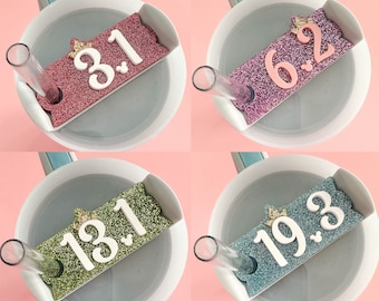 Running Princess Name Plate | Tumbler Name Plate | 30 oz or 40 oz Name Plate | Running Accessories | Marathon | 4 Color Options