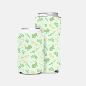 Bayou Princess Inspired Can Cooler | Regular and Tall | Magical Princess Drink Holder | Frog Prince Inspired Can Cozy