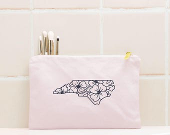 Dogwood North Carolina Cosmetic Bag – Supporting Hurricane Helene Relief