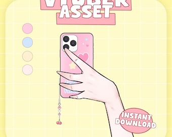 Soporte para teléfono de VTuber / Accesorio Live2D totalmente animado para VTube Studio