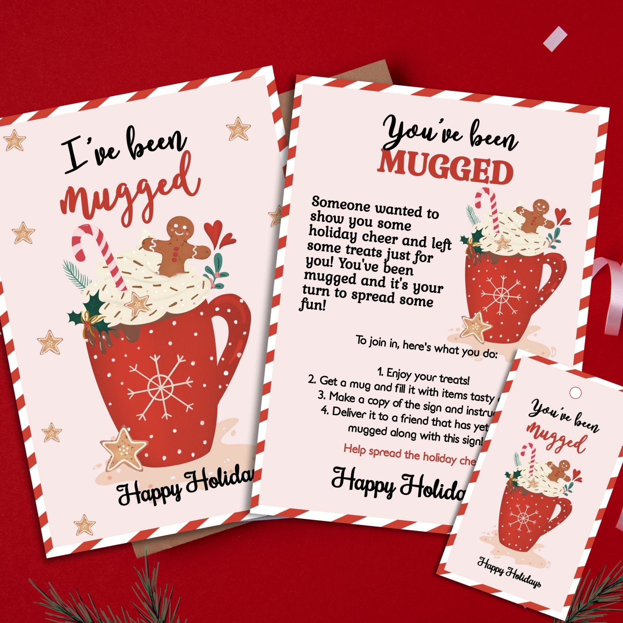 Youve Been Mugged Printable Hot Cocoa Tags Gift Exchange Office Youve Been Mugged Printable Hot Cocoa Tags Gift Exchange Office