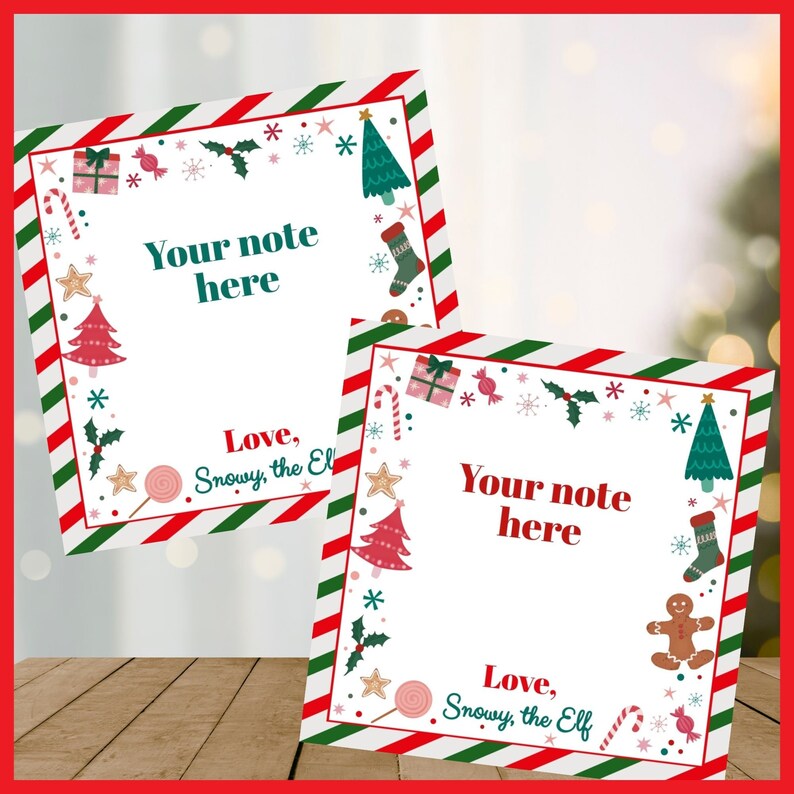 Elf on the Shelf Letter Printable Elf Notes Personalized - Etsy