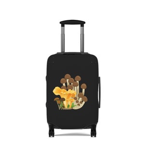 Wild Mushrooms, Vintage Mushrooms, Botanical Mushrooms, Luggage Cover