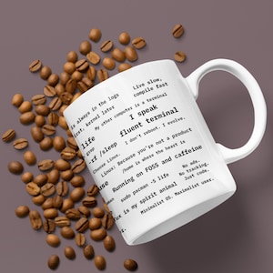Funny Linux Coding Mug With Programmer Quotes Coffee Cup For Developers Tech Lover Gift Terminal Humor Geek Present Software Engineer image 13