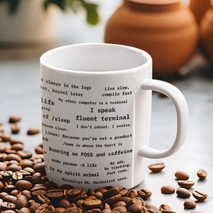 Funny Linux Coding Mug With Programmer Quotes Coffee Cup For Developers Tech Lover Gift Terminal Humor Geek Present Software Engineer image 8