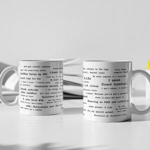 Funny Linux Coding Mug With Programmer Quotes Coffee Cup For Developers Tech Lover Gift Terminal Humor Geek Present Software Engineer image 10