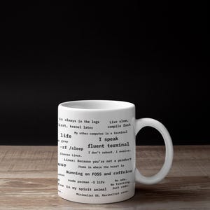 Funny Linux Coding Mug With Programmer Quotes Coffee Cup For Developers Tech Lover Gift Terminal Humor Geek Present Software Engineer image 7