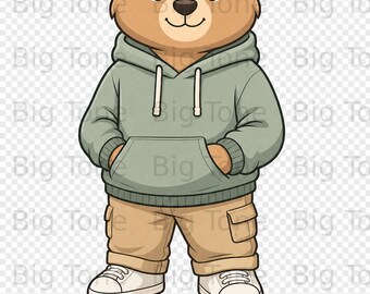 Jahr 6 Bär, Digitales Design, zurück in die Schule Schüler PNG, niedlichen ersten Tag der Schule Clipart, Kinder Klasse 6 Illustration Sofort-Download