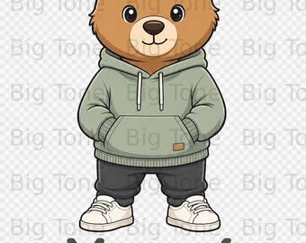 Niedliches Jahr 6 Bär Digitale Kunst PNG Sublimationsdesign für Zurück in die Schule Kinder T-Shirt, erster Tag des sechsten Schülers Geschenk, Sofort Download