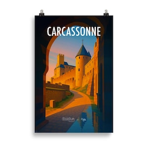 Cartel clásico: CARCASSONNE (Ilustración 1)