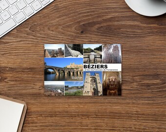 Classic postcard (multiview) of Béziers