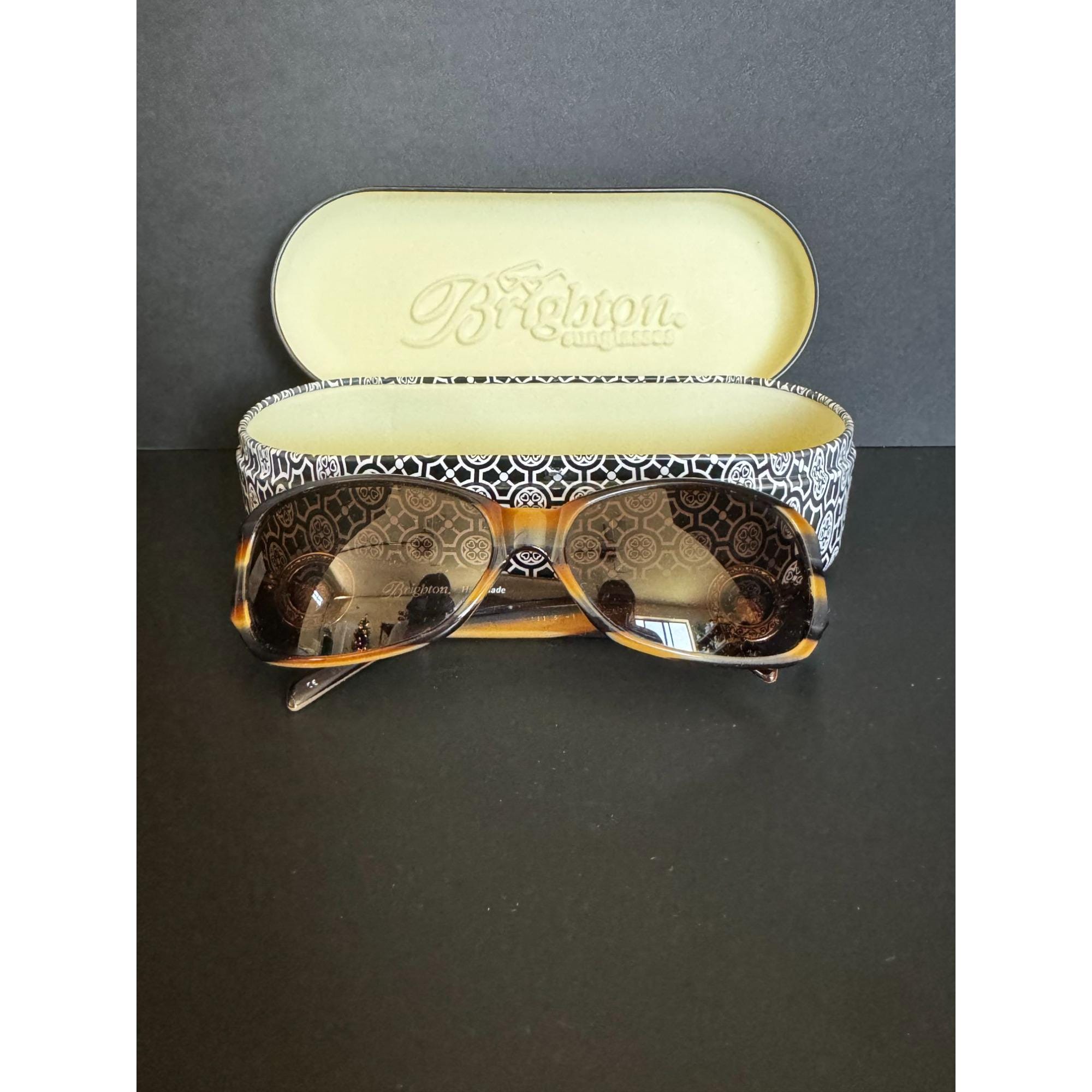 Brighton Rose Bud Tortoise Brown Oval Sunglasses 53-16 140 Pink Floral Spectrum Love Sunglasses - Brighton main image 3