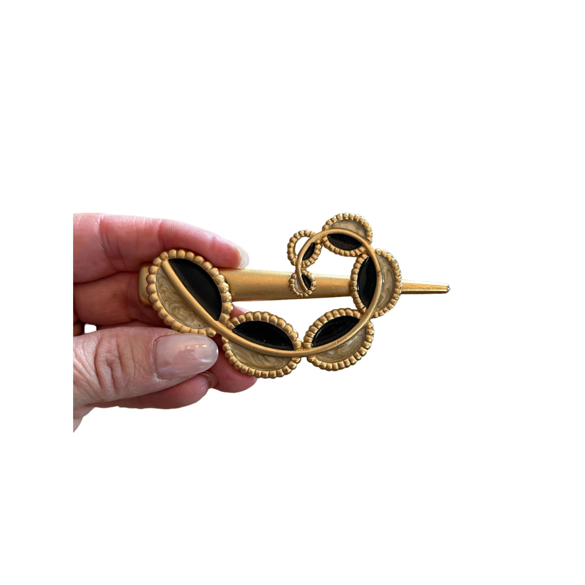 ヘアアクセサリー Saint Laurent HAIR ACCESSORIES (820845Y1500) Saint Laurent Logo hairpin | Women's Accessories | Vitkac