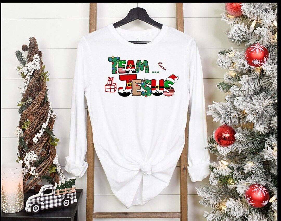 Christian Shirts Team Jesus T Shirts Christmas Gifts
