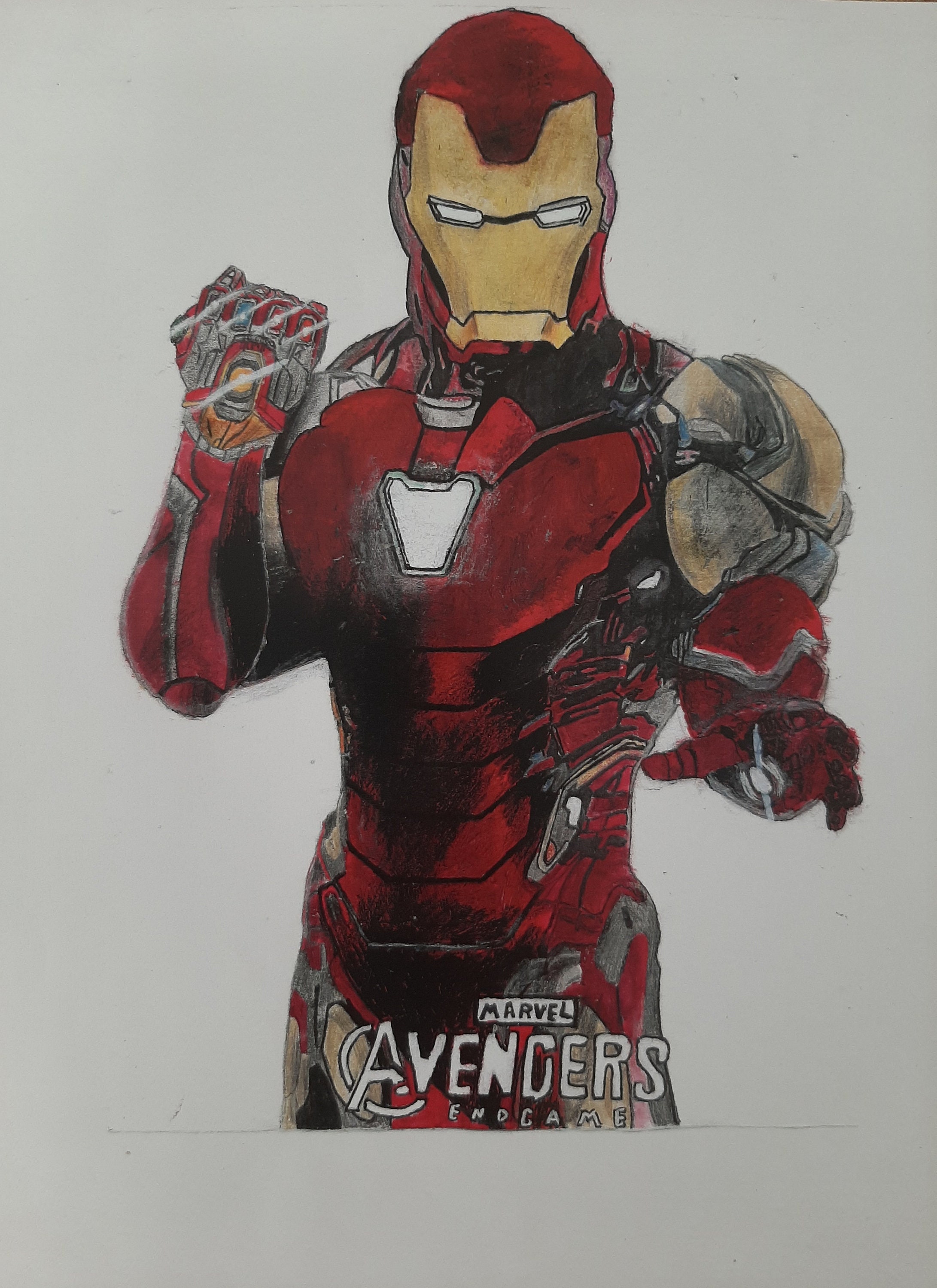 Avengers - Original Six Drawing A4/A3 Print - Artology
