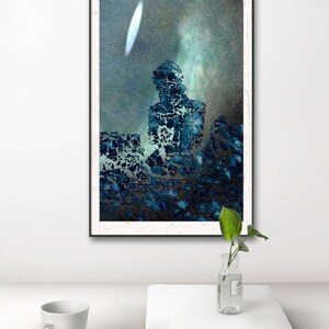 Universe to Beyond Digital Art Print Wall Art Deco Digital Art Download Digital Illustration Fine Print Download Fine Art Print image 4