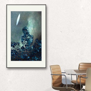 Universe to Beyond Digital Art Print Wall Art Deco Digital Art Download Digital Illustration Fine Print Download Fine Art Print image 8